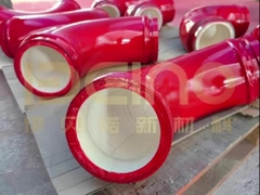 औद्योगिक सिरेमिक आस्तीन अस्तर पाइप विरोधी पहनने एल्यूमीनियम सिरेमिक अस्तर