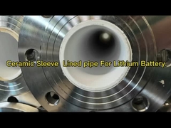 आईएसओ सिरेमिक स्लीव अस्तर पाइप टी कोरंडम सिरेमिक धातु विज्ञान में इस्तेमाल किया सिरेमिक अस्तर टी पाइप