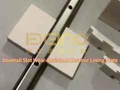 डोवेटेल स्लॉट वियर-रेसिस्टेंट सिरेमिक लाइनिंग प्लेट