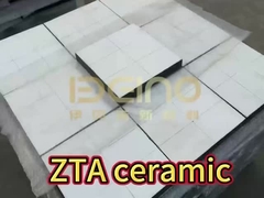 ZTA सिरेमिक लाइनिंग 1700°C अधिकतम तापमान 2000 MPa शक्ति